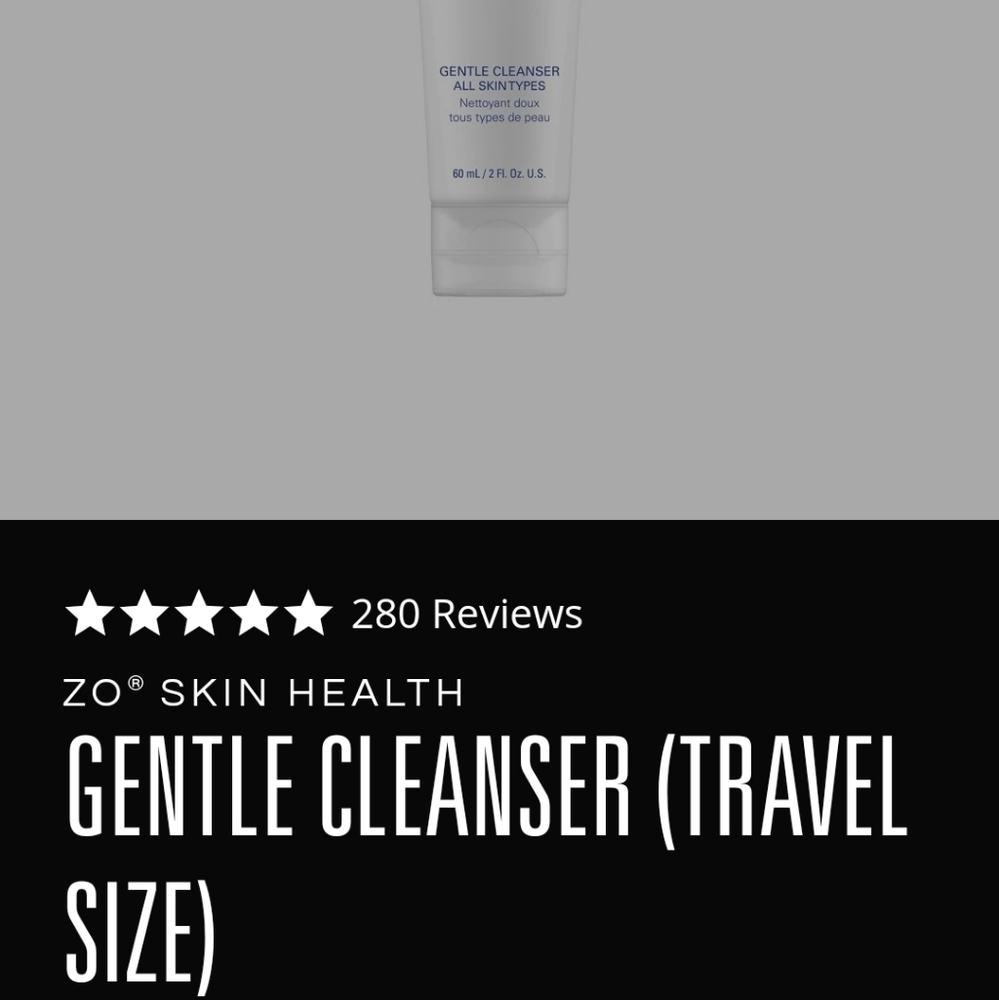 Zo Skin health gentle cleanser